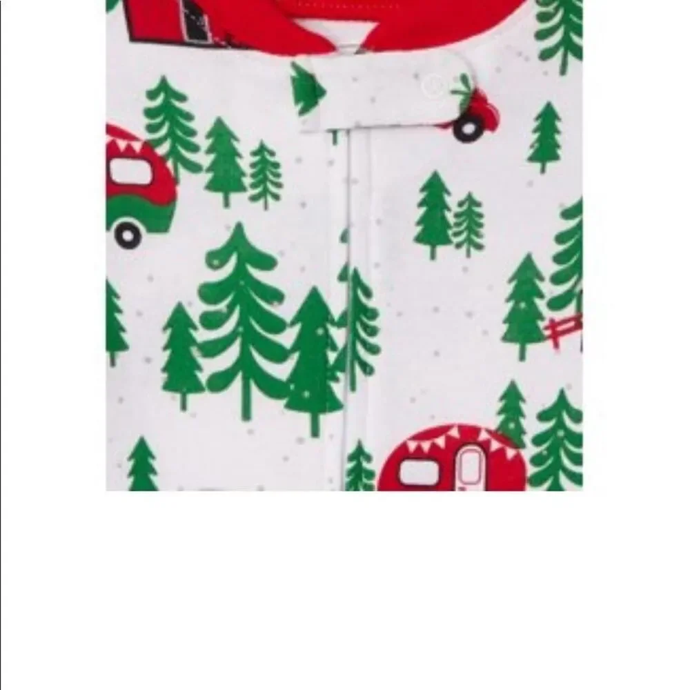 Cute winter footies Multi Slipper PJs